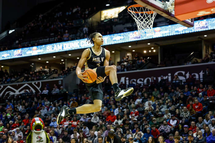 Bass Pro Tournament of Champions Missouri boys basketball dunk contest January 13 2024 Nate Latsch 25429